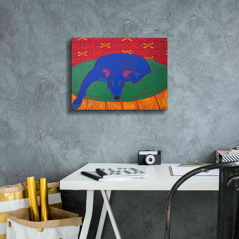 Image of 'Runner in Repose' by Angela Bond Giclee Canvas Wall Art,16x12