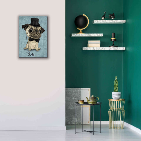 Image of 'Gentle Pug' by Barruf Giclee Canvas Wall Art,18x26