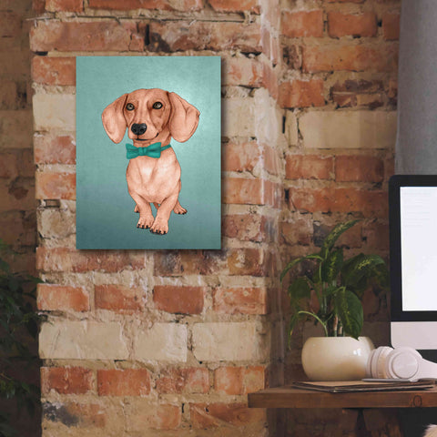 Image of 'The Wiener Dog' by Barruf Giclee Canvas Wall Art,12x16