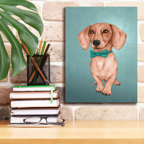 Image of 'The Wiener Dog' by Barruf Giclee Canvas Wall Art,12x16