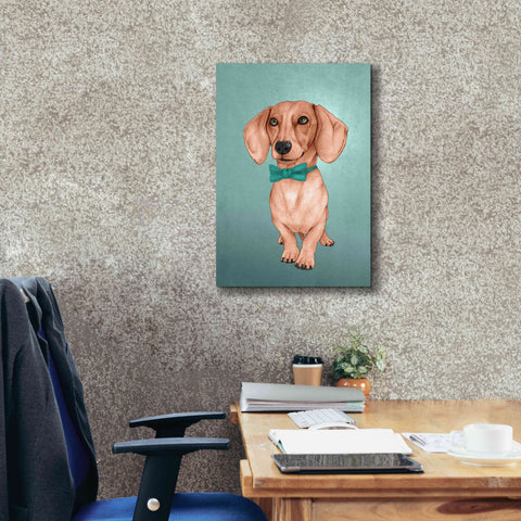 Image of 'The Wiener Dog' by Barruf Giclee Canvas Wall Art,18x26