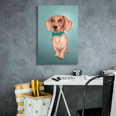 Image of 'The Wiener Dog' by Barruf Giclee Canvas Wall Art,18x26