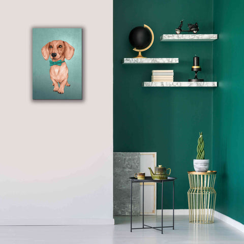 Image of 'The Wiener Dog' by Barruf Giclee Canvas Wall Art,18x26