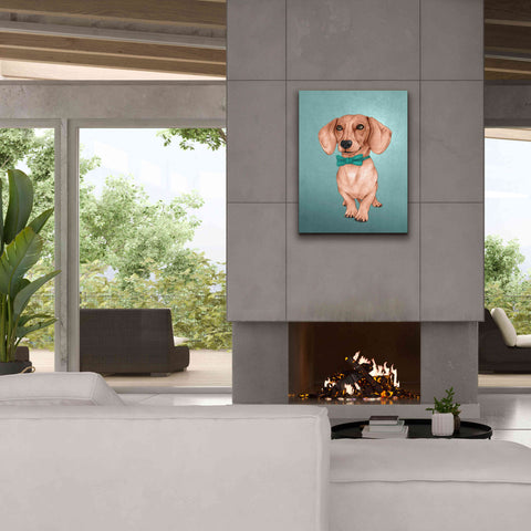 Image of 'The Wiener Dog' by Barruf Giclee Canvas Wall Art,26x34