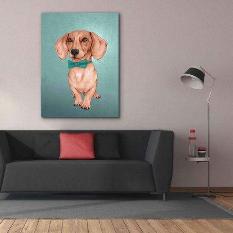 Image of 'The Wiener Dog' by Barruf Giclee Canvas Wall Art,40x54
