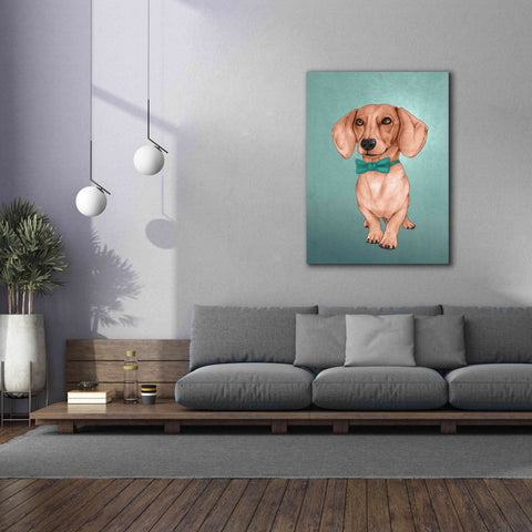 Image of 'The Wiener Dog' by Barruf Giclee Canvas Wall Art,40x54