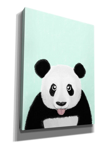 Image of 'Cute Panda' by Barruf Giclee Canvas Wall Art