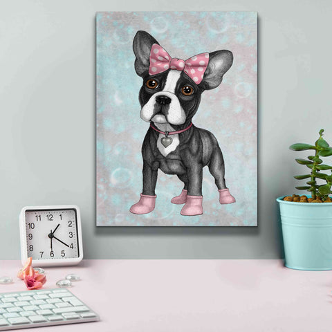 Image of 'Sweet Frenchie' by Barruf Giclee Canvas Wall Art,12x16