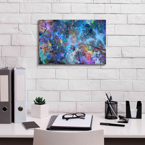 Image of 'Dreaming up to the Trees' by Michael Broom Giclee Canvas Wall Art,18x12