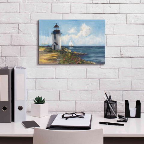 Image of 'Sunday Morning Sail' by Carol Rowan, Giclee Canvas Wall Art,18x12