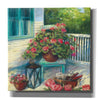 'Porch Geraniums' by Carol Rowan, Giclee Canvas Wall Art