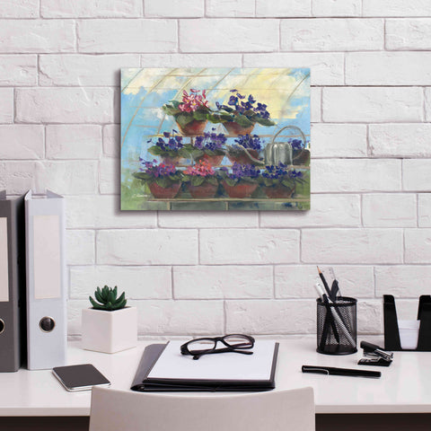 Image of 'Violets' by Carol Rowan, Giclee Canvas Wall Art,16x12