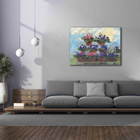 Image of 'Violets' by Carol Rowan, Giclee Canvas Wall Art,54x40