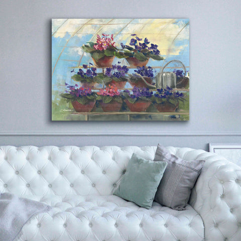 Image of 'Violets' by Carol Rowan, Giclee Canvas Wall Art,54x40