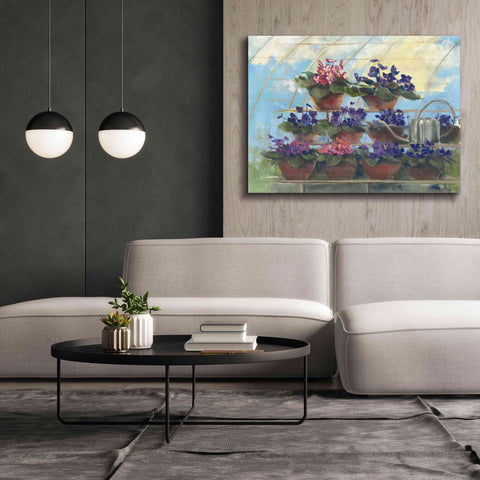 Image of 'Violets' by Carol Rowan, Giclee Canvas Wall Art,54x40