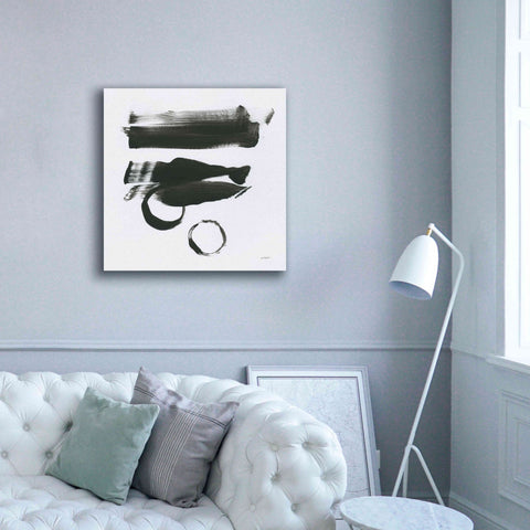 Image of 'Gold And Black Elements XVI' by Mike Schick, Giclee Canvas Wall Art,37x37