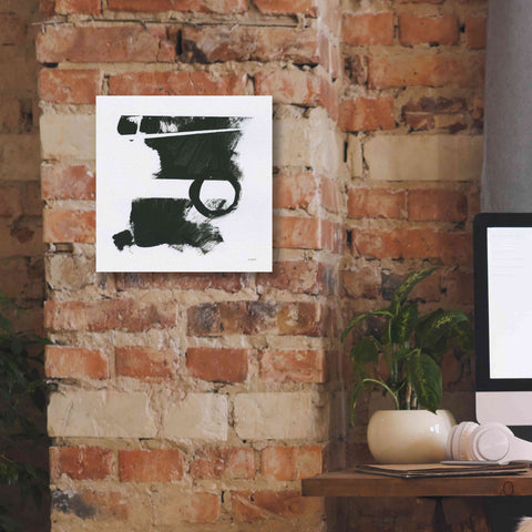 Image of 'Gold And Black Elements XVII' by Mike Schick, Giclee Canvas Wall Art,12x12