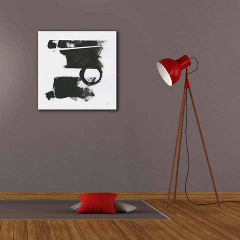 Image of 'Gold And Black Elements XVII' by Mike Schick, Giclee Canvas Wall Art,26x26