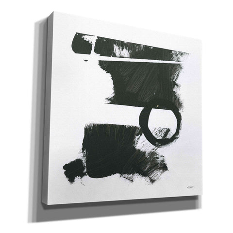 Image of 'Gold And Black Elements XVII' by Mike Schick, Giclee Canvas Wall Art