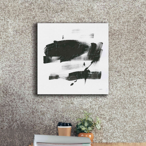 Image of 'Gold And Black Elements XX' by Mike Schick, Giclee Canvas Wall Art,18x18