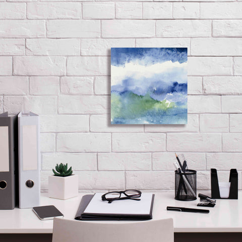 Image of 'Midnight At The Lake III' by Mike Schick, Giclee Canvas Wall Art,12x12