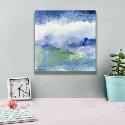 Image of 'Midnight At The Lake III' by Mike Schick, Giclee Canvas Wall Art,12x12