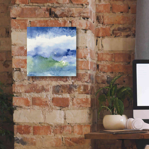 Image of 'Midnight At The Lake III' by Mike Schick, Giclee Canvas Wall Art,12x12