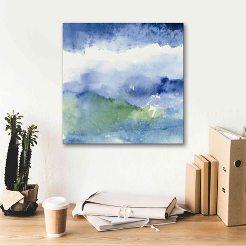 Image of 'Midnight At The Lake III' by Mike Schick, Giclee Canvas Wall Art,18x18