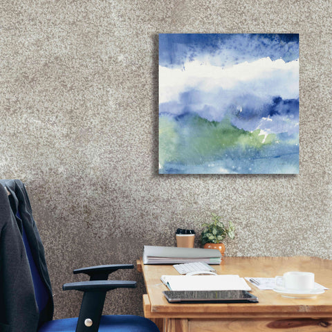 Image of 'Midnight At The Lake III' by Mike Schick, Giclee Canvas Wall Art,26x26