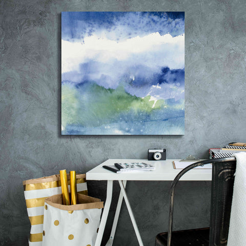 Image of 'Midnight At The Lake III' by Mike Schick, Giclee Canvas Wall Art,26x26