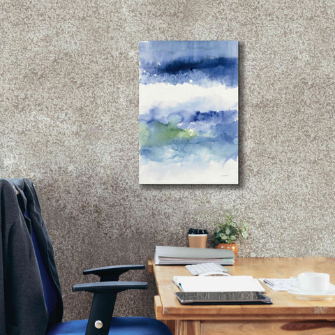 Image of 'Midnight At The Lake' by Mike Schick, Giclee Canvas Wall Art,18x26