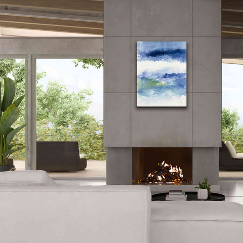 Image of 'Midnight At The Lake' by Mike Schick, Giclee Canvas Wall Art,26x34