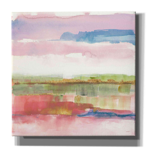 Image of 'Influence Of Line And Color Gold Bright' by Mike Schick, Giclee Canvas Wall Art