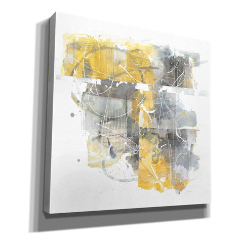 Image of 'Moving In And Out Of Traffic II Yellow Grey' by Mike Schick, Giclee Canvas Wall Art