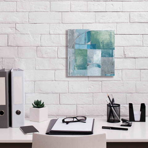 Image of 'Trans Blues Before Sunrise' by Mike Schick, Giclee Canvas Wall Art,12x12