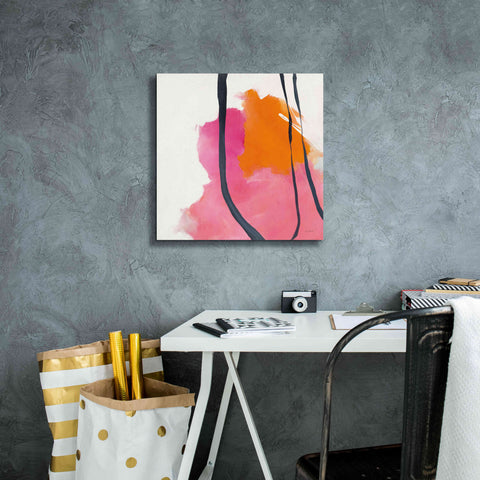 Image of 'Somersault II' by Mike Schick, Giclee Canvas Wall Art,18x18