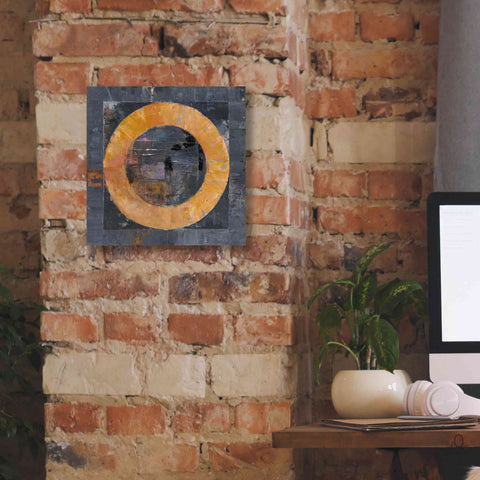 Image of 'Roundabout' by Mike Schick, Giclee Canvas Wall Art,12x12