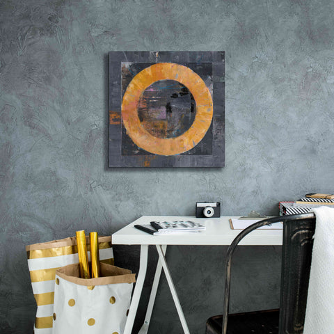 Image of 'Roundabout' by Mike Schick, Giclee Canvas Wall Art,18x18