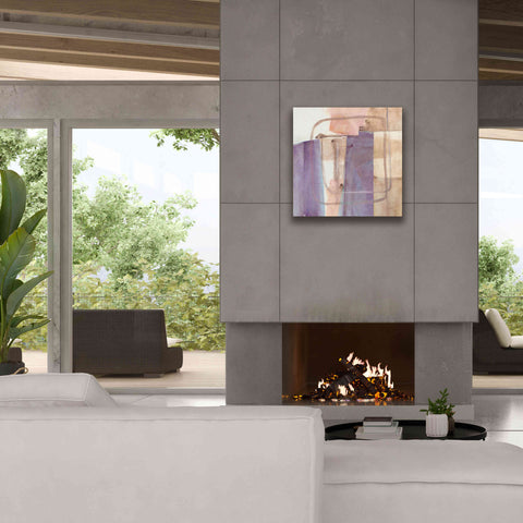 Image of 'Passage I Blush Purple' by Mike Schick, Giclee Canvas Wall Art,26x26