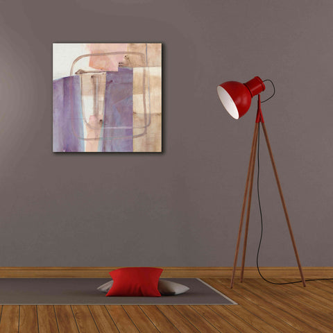 Image of 'Passage I Blush Purple' by Mike Schick, Giclee Canvas Wall Art,26x26