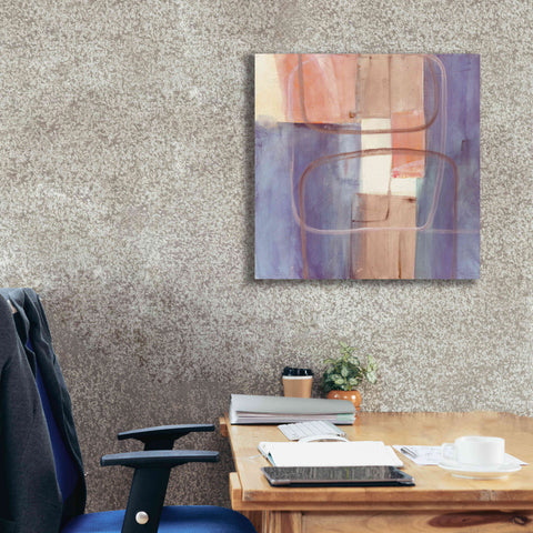 Image of 'Passage II Blush Purple' by Mike Schick, Giclee Canvas Wall Art,26x26