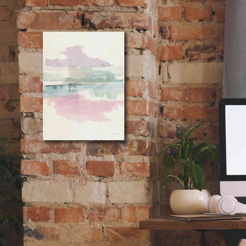 Image of 'Lifting Fog Crop' by Mike Schick, Giclee Canvas Wall Art,12x16