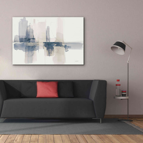 Image of 'Improvisation II Navy' by Mike Schick, Giclee Canvas Wall Art,60x40