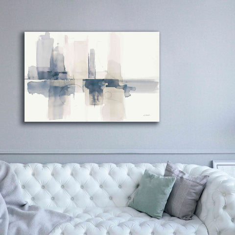 Image of 'Improvisation II Navy' by Mike Schick, Giclee Canvas Wall Art,60x40