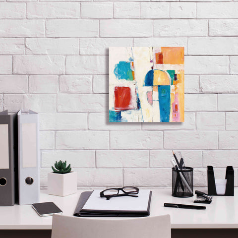 Image of 'Down To The Street' by Mike Schick, Giclee Canvas Wall Art,12x12