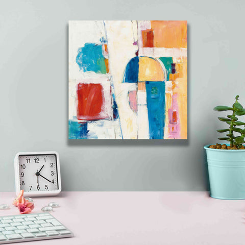 Image of 'Down To The Street' by Mike Schick, Giclee Canvas Wall Art,12x12