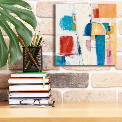 Image of 'Down To The Street' by Mike Schick, Giclee Canvas Wall Art,12x12