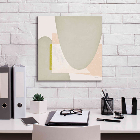 Image of 'Blackbird Neutral' by Mike Schick, Giclee Canvas Wall Art,18x18