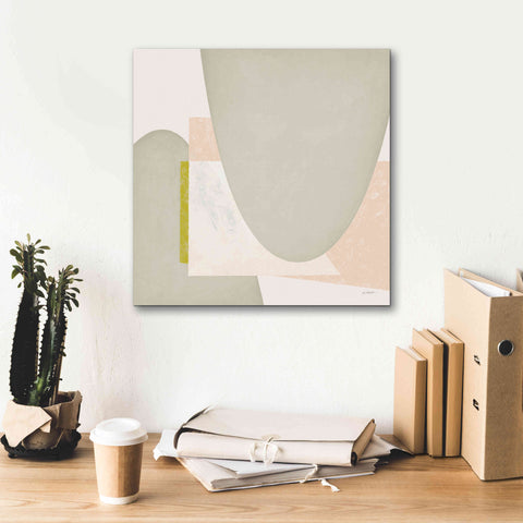 Image of 'Blackbird Neutral' by Mike Schick, Giclee Canvas Wall Art,18x18