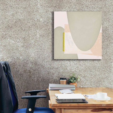 Image of 'Blackbird Neutral' by Mike Schick, Giclee Canvas Wall Art,26x26